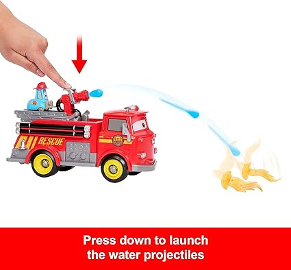 CARS RADIATOR SPRINGS RACE & RESCUE FIRE FIGHTING RED & GUIDO PLAYSET