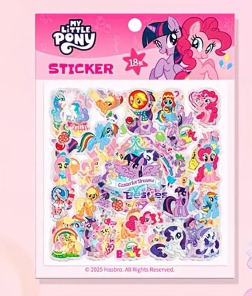 MY LITTLE PONY STICKER SET 18 SHEETS