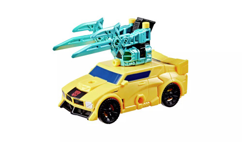 TRANSFORMERS CYBERWORLD ARMORED CYBER CHANGERS BUMBLEBEE