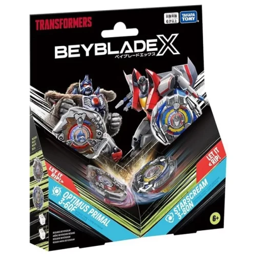 BEYBLADE X TRANSFORMERS BXG37 SET