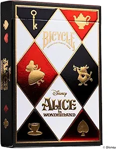 BICYCLE PLAYING CARDS ALICE IN WONDERLAND