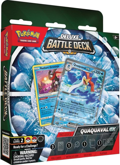 POKEMON DELUXE BATTLE DECK MEOWSCARADA / QUAQUAVAL EX