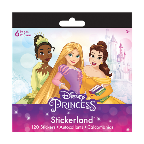 DISNEY PRINCESS MINI STICKERLAND PAD W1