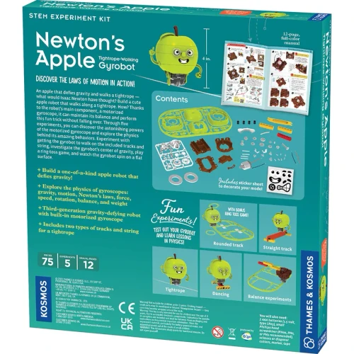 NEWTON'S APPLE TIGHTROPE-WALKING GYROBOT