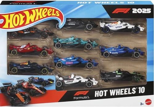 HOT WHEELS FORMULA 1 10 CARS PACK