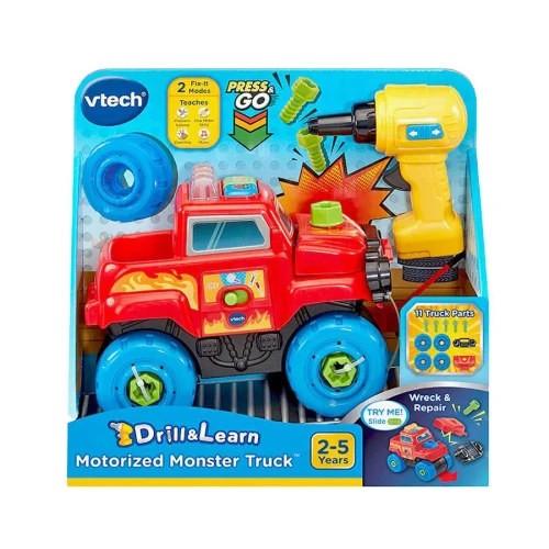 DRILL & LEARN MOTORIZED MONSTER TRUCK