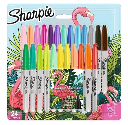 SHARPIE 24 PERMANENT MARKERS W1