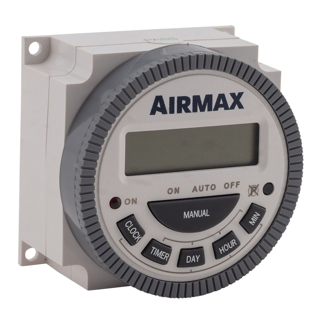 Digital Timer, 120Volt/60 Hz, 12 Hour Format | Airmax Panels