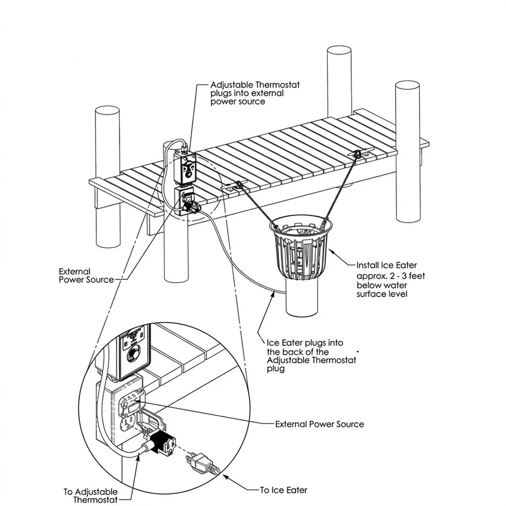 Airmax Ice Eater Thermostat