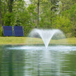 Airmax SolarSeries Fountain Showing Classic Spray Pattern