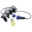 Airmax RGBW Color-Changing LED Fountain Light Set - 4 Lights
