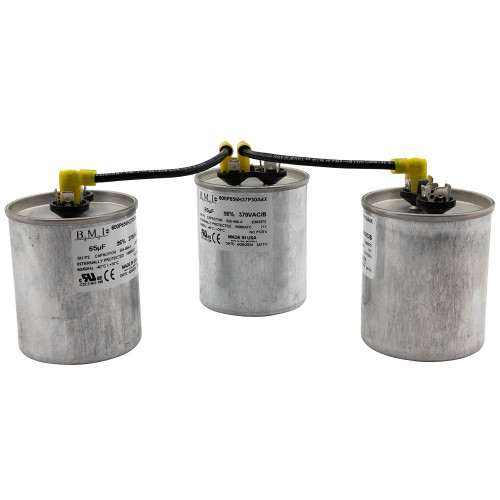 Airmax 7.5 - 10 HP Control Panel Capacitor Assembly 3 PH 460v