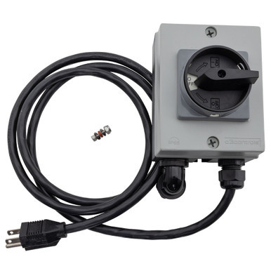 Airmax Metal Cabinet External 115v Shut Off Switch with Power Cord