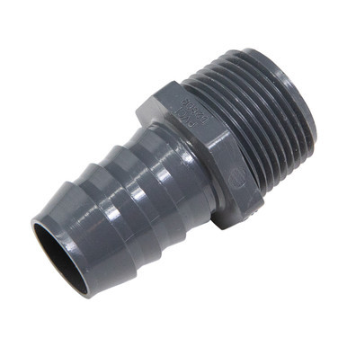 1" PVC Male Insert Barb x MPT