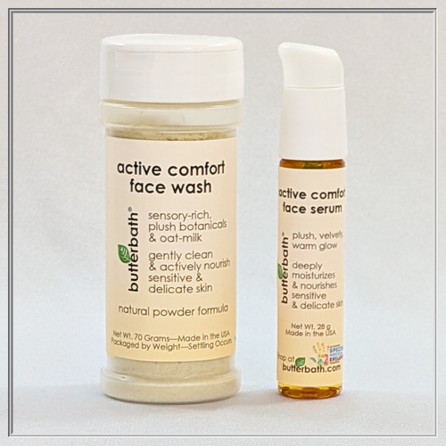 Experience the perfect pairing of our Active Comfort Face Wash and Active Comfort Face Serum, the perfect daily routine for sensitive or delicate skin.