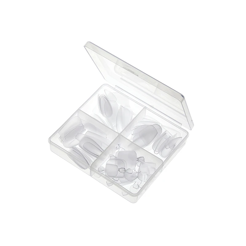 Translucent Mixed-Shape Press-On Nail Set, product view 1.