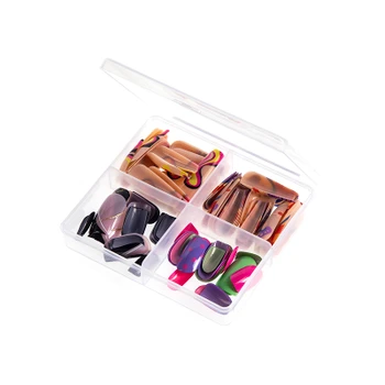 Multicolor Patterned Press-On Nail Set, product view 1.