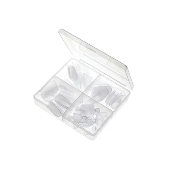 Translucent Mixed-Shape Press-On Nail Set, product view 1.