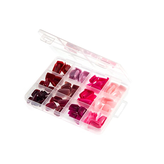 Pink & Berry Short Square Press-On Nail Set