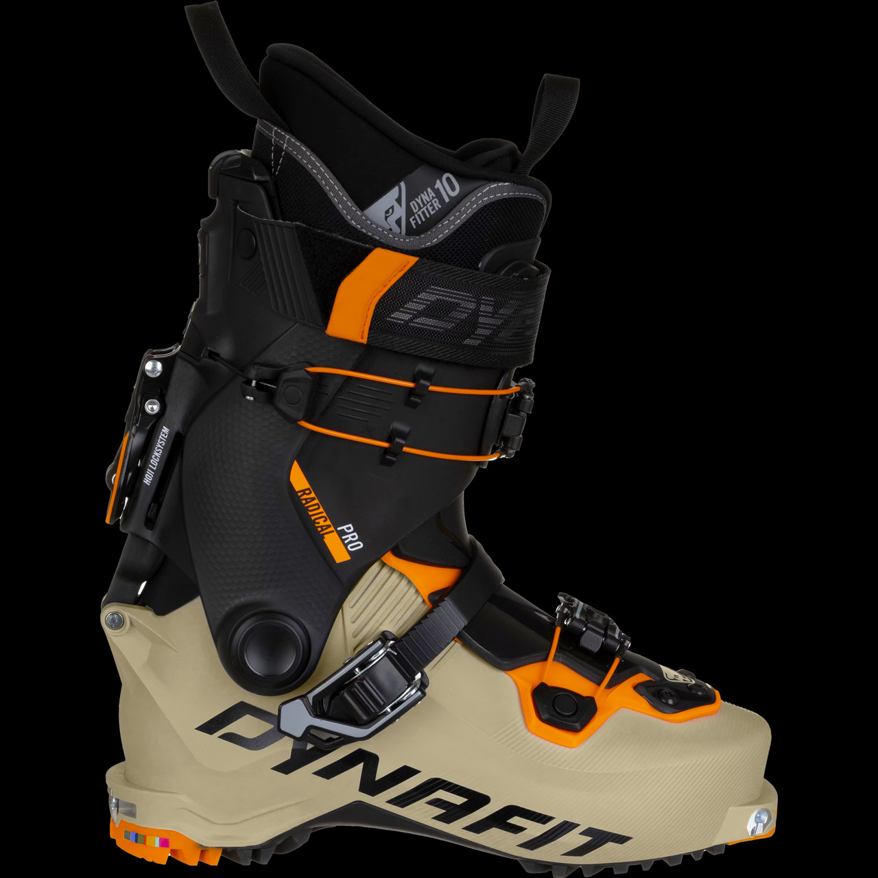DYNAFIT Ski Touring Boot Radical Pro Rock Khaki Fluo Orange