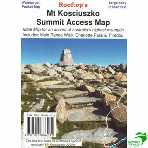 Mt Kosciuszko Summit Access Map Mt Kosciuszko Summit Access Map