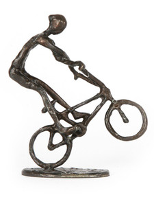 Bronze Sculpture BMX Rider