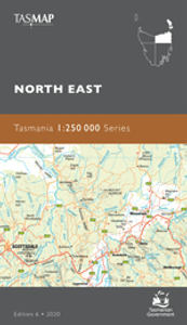 NORTH EAST TASMANIA 1:250000 Topographic Map NORTH EAST TASMANIA 1:250000 Topographic Map