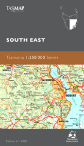 SOUTH EAST TASMANIA 1:250000 Topographic Map SOUTH EAST TASMANIA 1:250000 Topographic Map