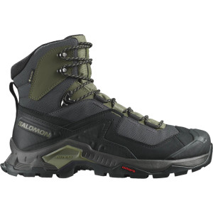 SALOMON Hiking Boot Quest Element GTX M Black / Deep Lichen Green / Olive Night SALOMON Hiking Boot Quest Element GTX M Black / Deep Lichen Green / Olive Night