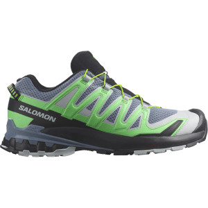 SALOMON Trail Running Shoe XA PRO 3D v9 M Flint Stone / Green Gecko / Black SALOMON Trail Running Shoe XA PRO 3D v9 M Flint Stone / Green Gecko / Black