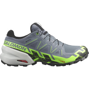 SALOMON Speedcross 6 GTX M Flint Stone / Green Gecko / Black SALOMON Speedcross 6 GTX M Flint Stone / Green Gecko / Black
