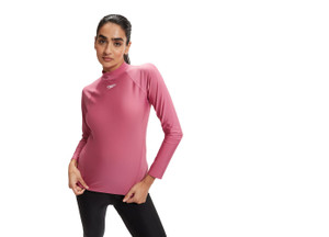 SPEEDO Womens Long Sleeve Rash Top SPEEDO Womens Long Sleeve Rash Top