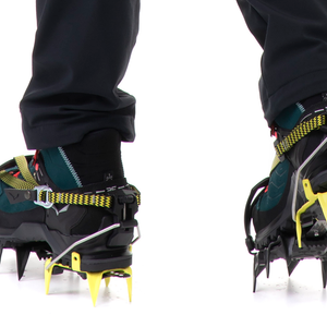 SALEWA Alpinist Combi Crampon Black Yellow SALEWA Alpinist Combi Crampon Black Yellow