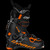 DYNAFIT Radical Ski Touring Boots Men Black Fluo Orange