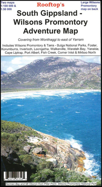 South Gippsland-Wilsons Promontory Map