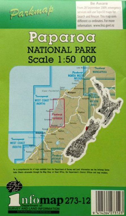 Paparoa National Park Parkmap