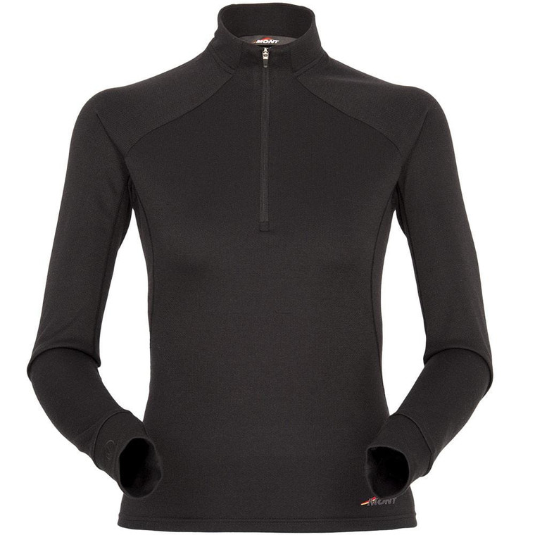 MONT Power Dry LS Zip Polo Womens