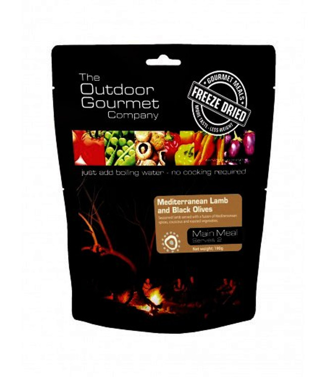 OUTDOOR GOURMET COMPANY Mediterranean Lamb with Black Olives