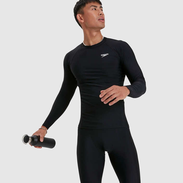 SPEEDO Mens Long Sleeve Rash Top