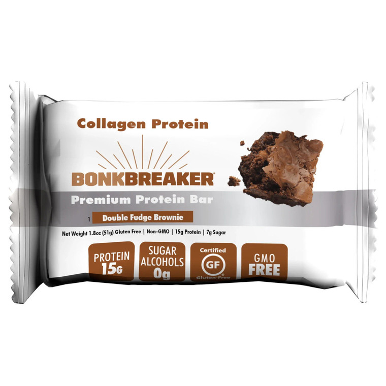 BONK BREAKER Double Fudge Brownie Premium Collagen Bar