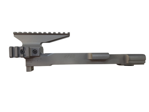 Grey Anodized Billet XF50 Upper Receiver- Tri-Rail- PS90 (tm) Compatible