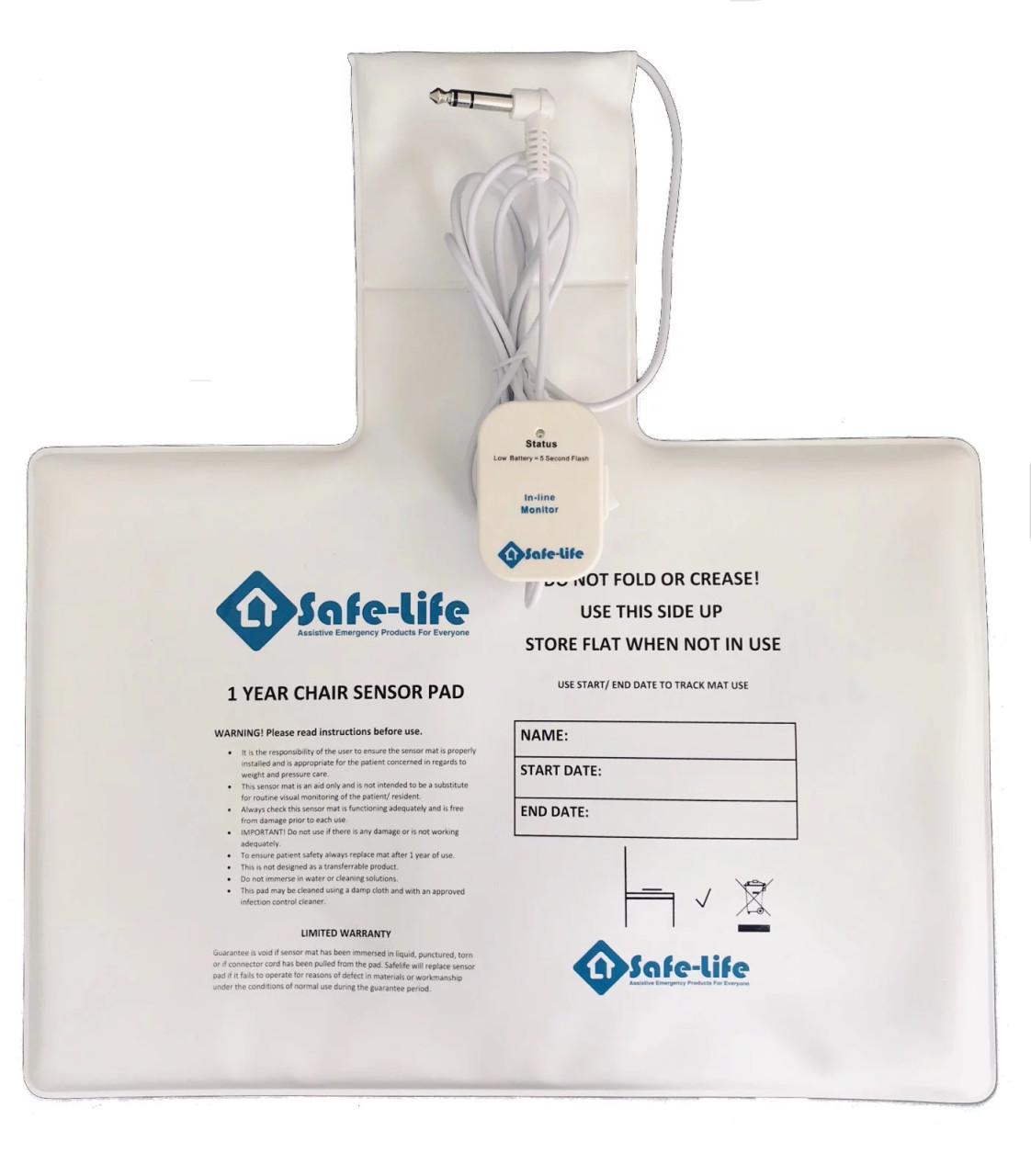 Safe-Life Wired Chair Pad & Inline Monitor Kit | Cobalt Health