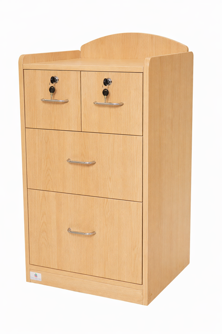 Bedside Cabinet with Dual Lock