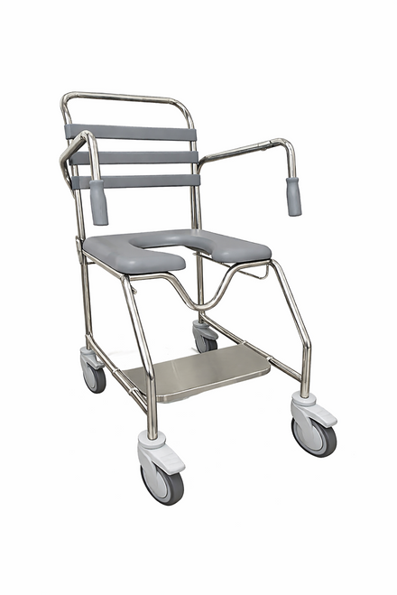 Cobalt Mobile Shower Commode