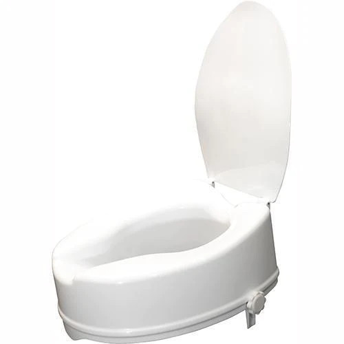 Raised Toilet Seat 4" with Lid