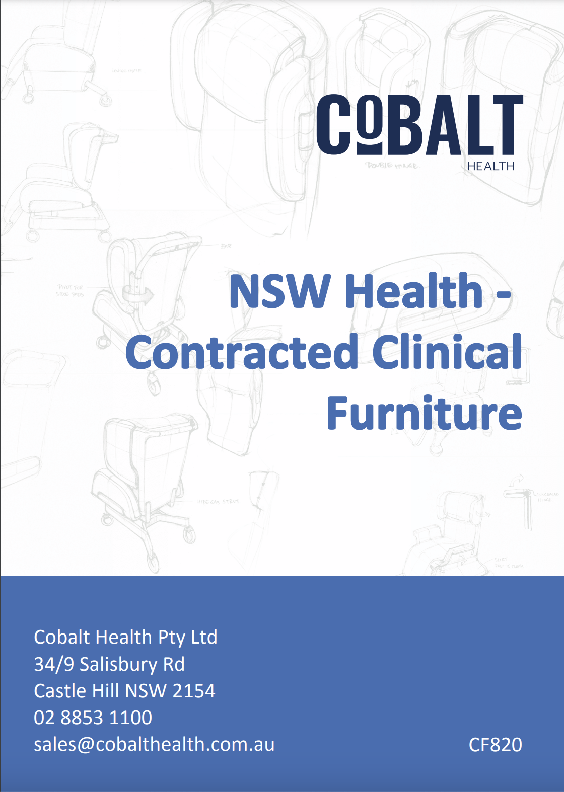 Cobalt health is an EnableNSW provider for CF280 clinical furniture contract.