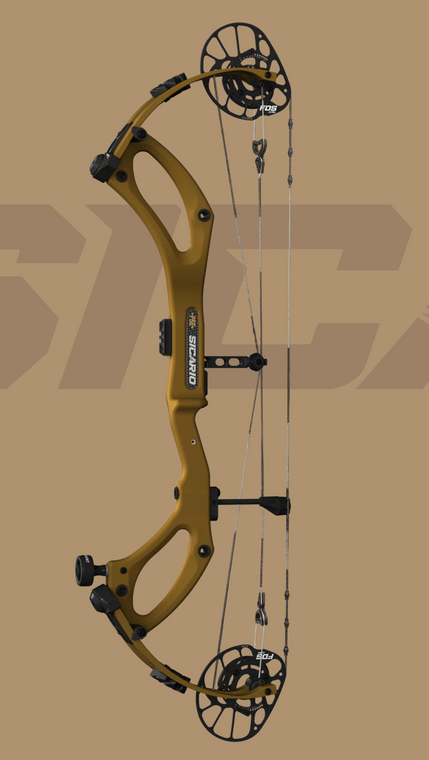 PSE Sicario, RH, 70#, Clay Brown