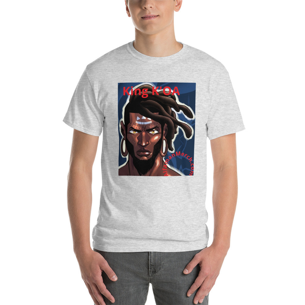 King K'OA Blue-Short Sleeve T-Shirt