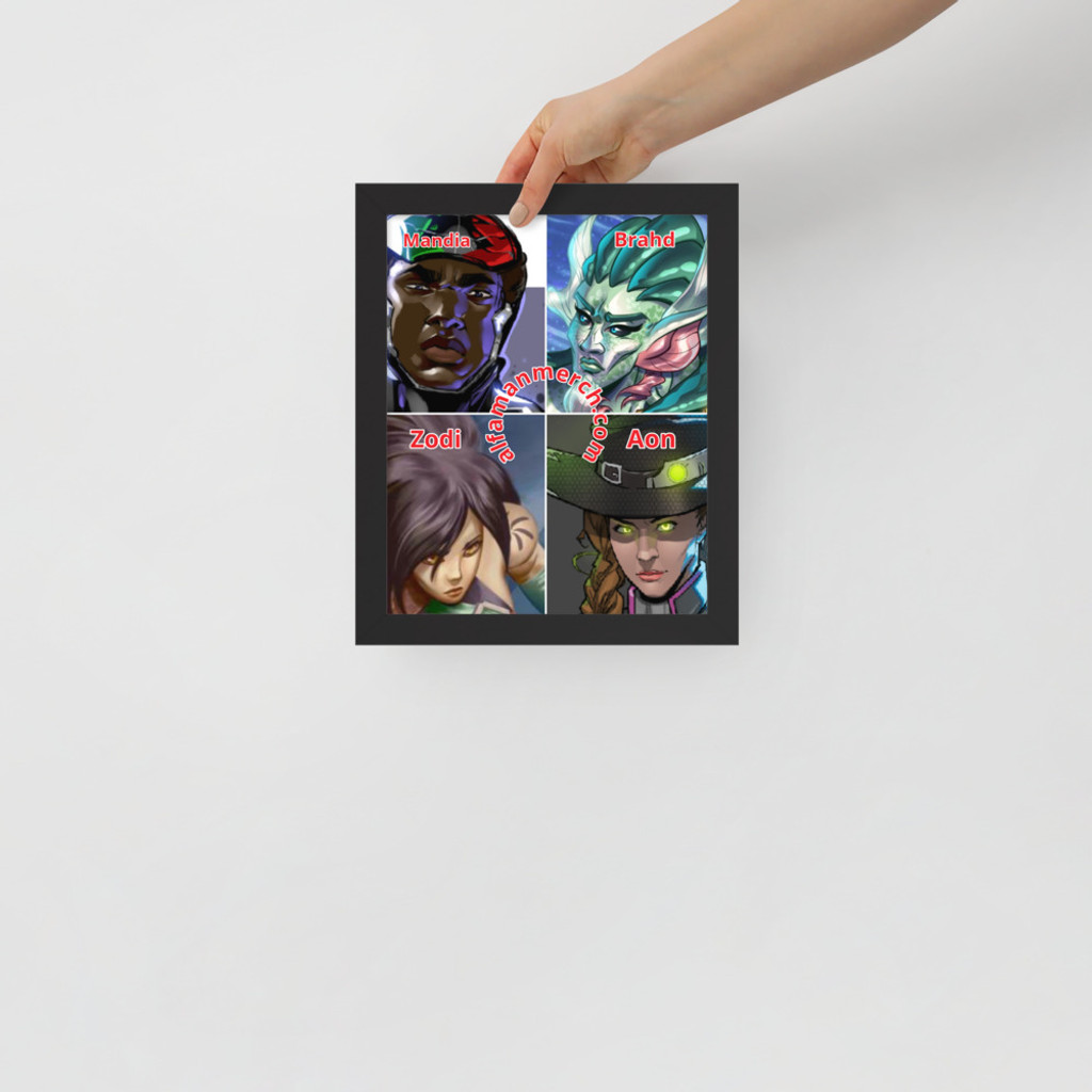 Four Assembled-Framed poster