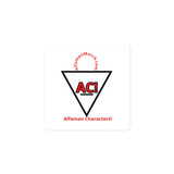 Alfaman Logo-Bubble-free stickers